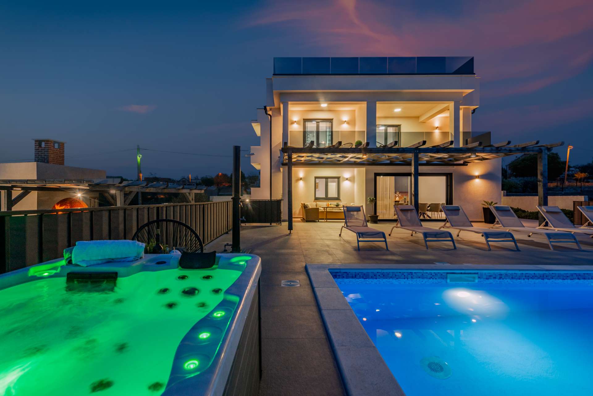 Villa Katarina with pool and jacuzzi