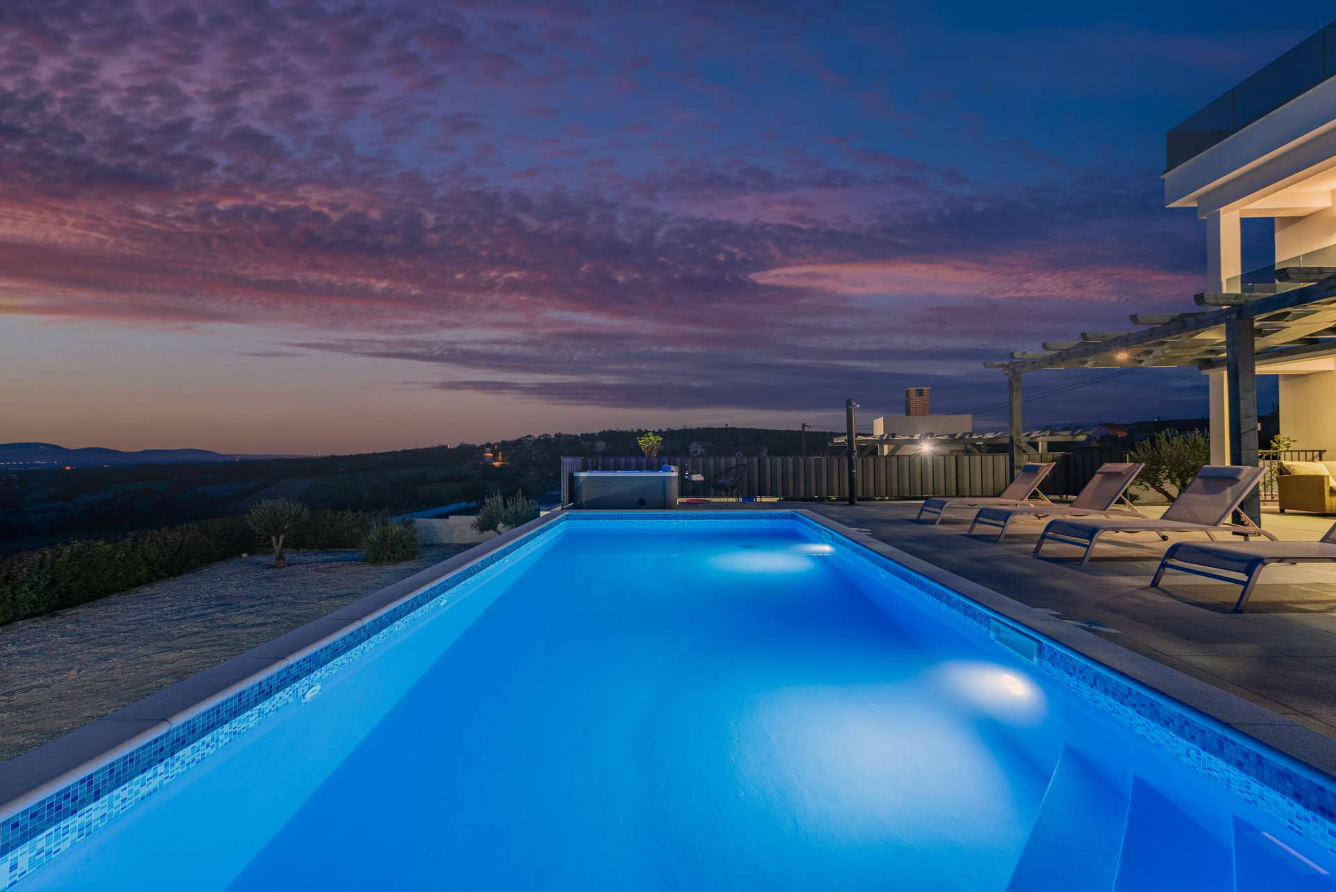 Villa Katarina with pool and jacuzzi