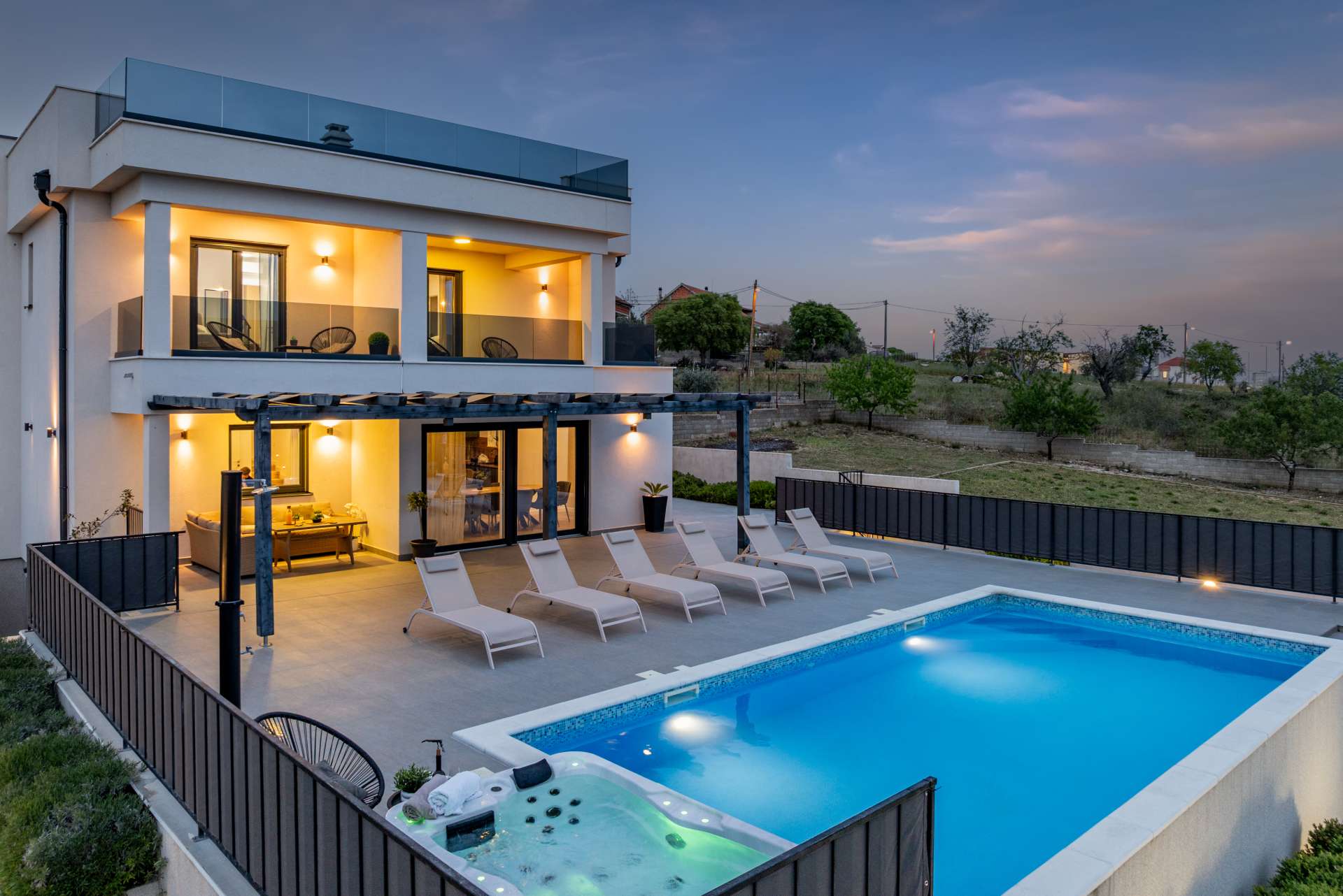Villa Katarina with pool and jacuzzi