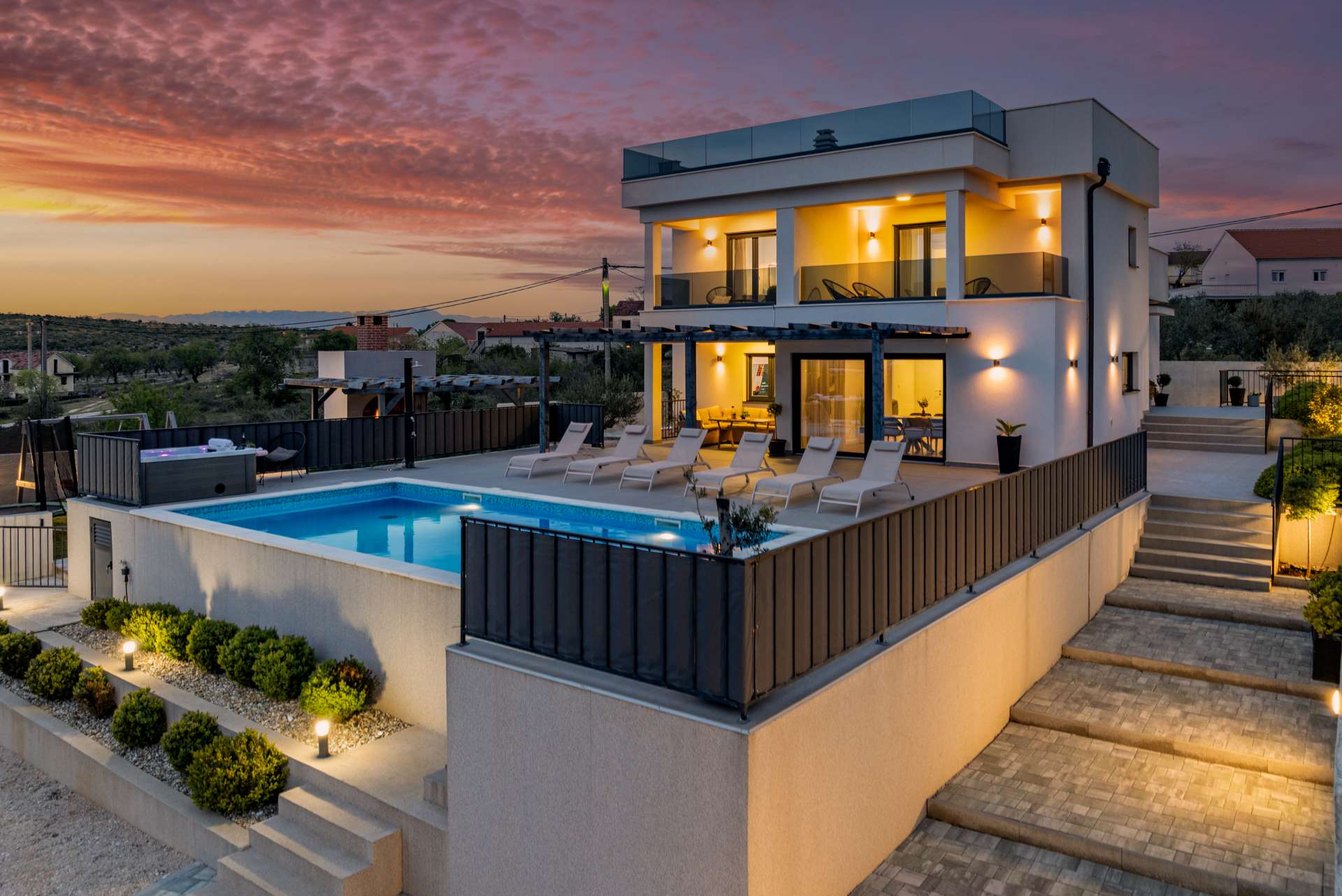 Villa Katarina with pool and jacuzzi