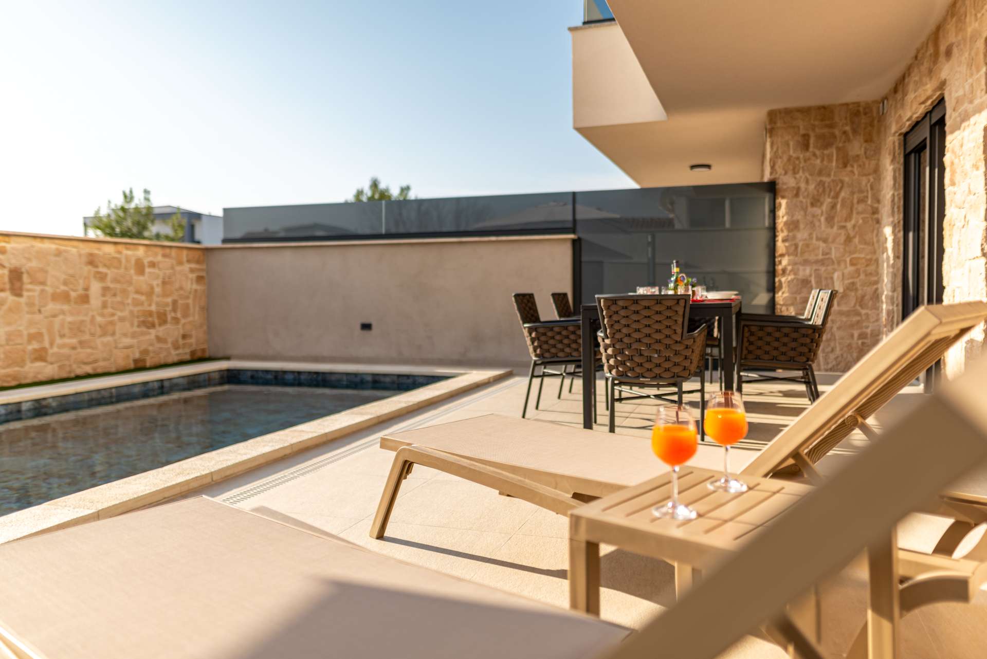 Seaview Villa Sal with pool, jacuzzi and sauna