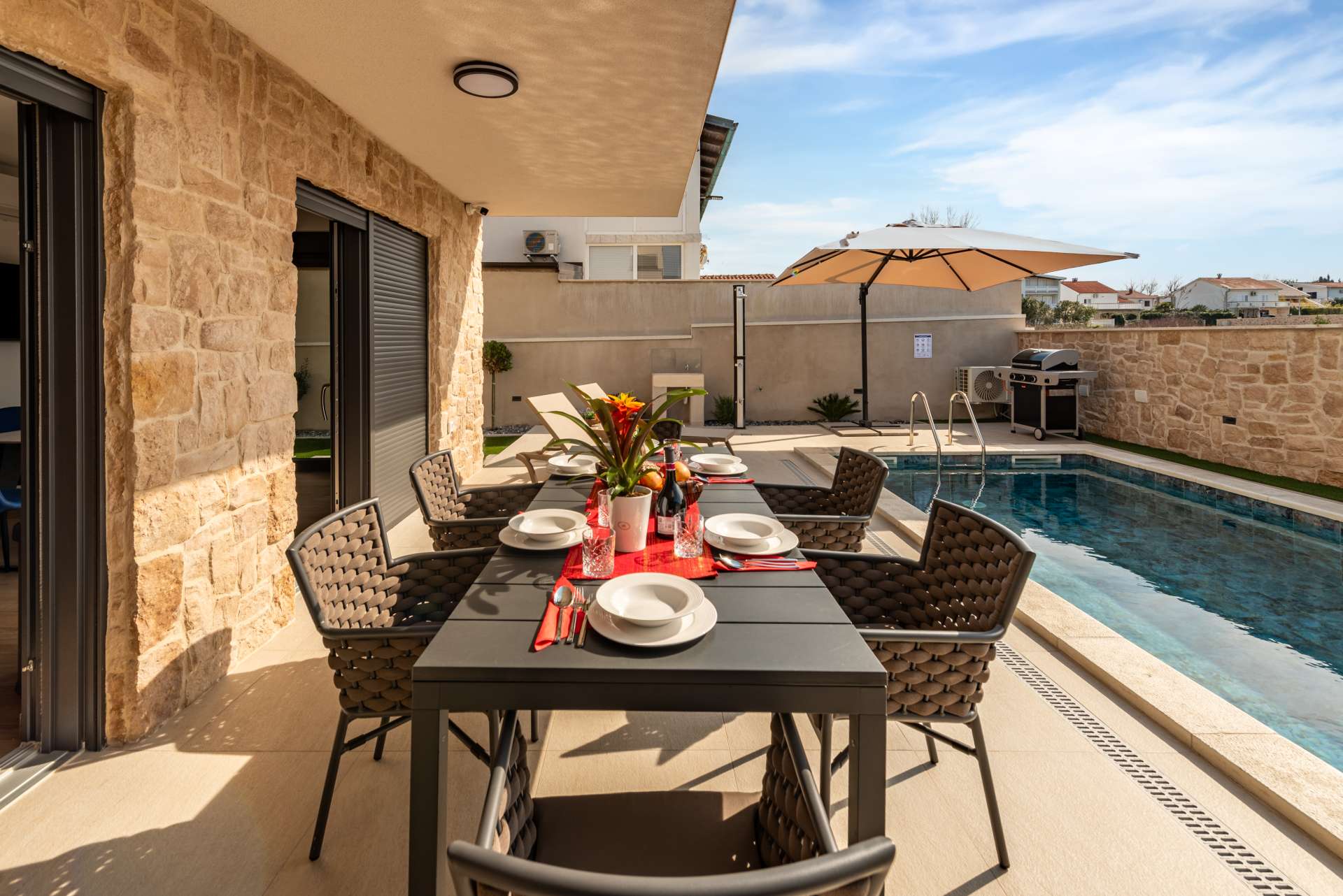 Seaview Villa Sal with pool, jacuzzi and sauna