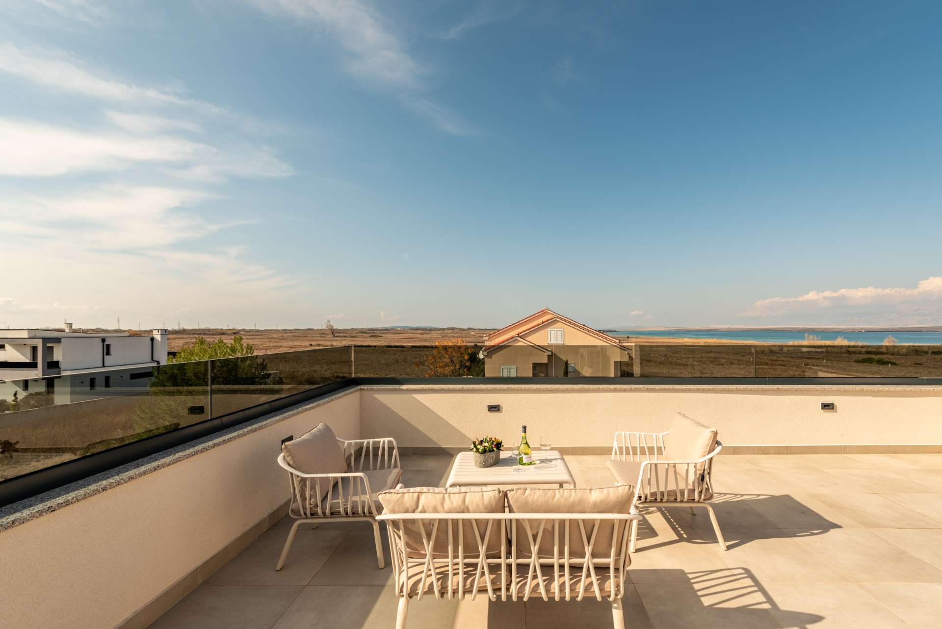 Seaview Villa Sal with pool, jacuzzi and sauna