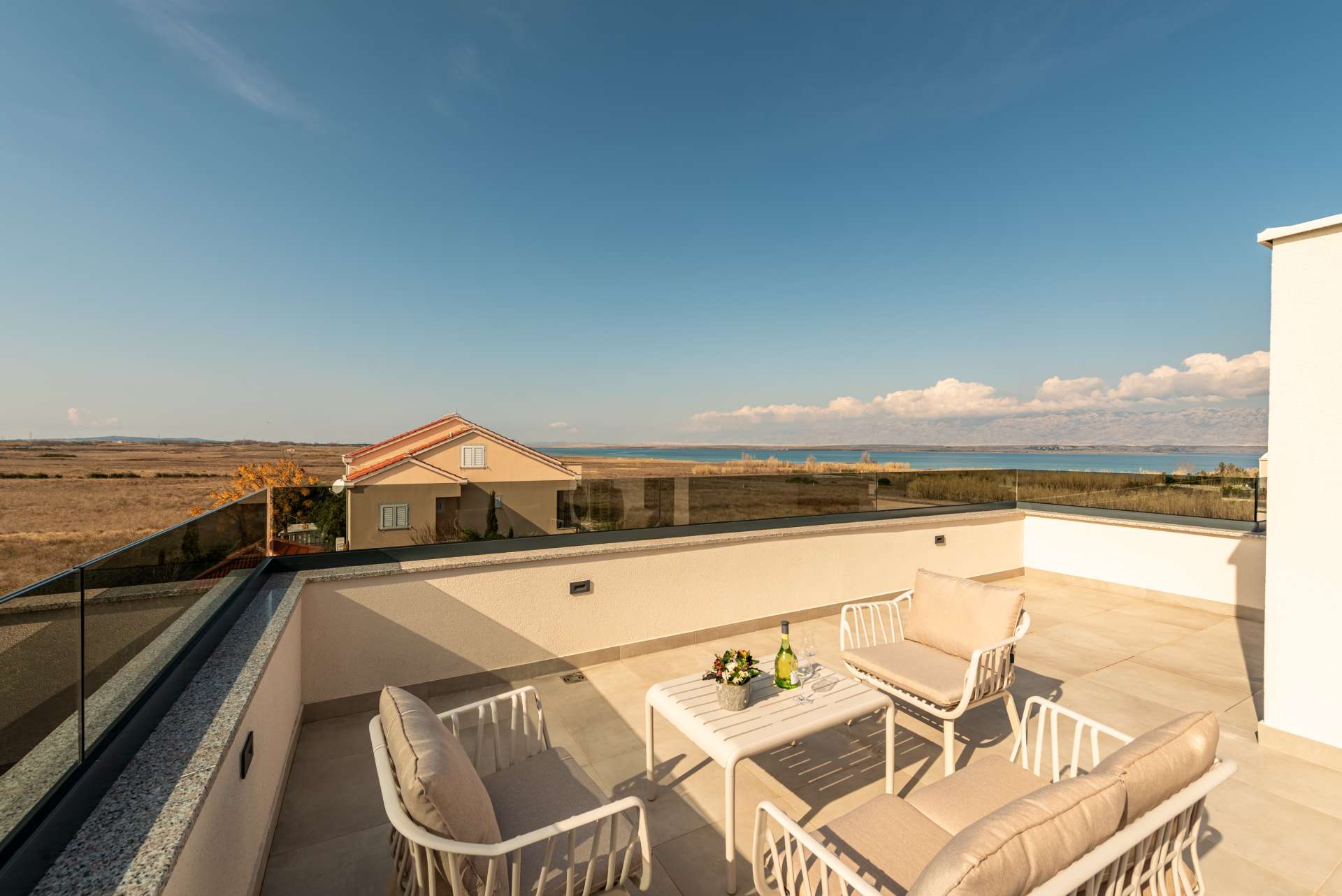 Seaview Villa Sal with pool, jacuzzi and sauna