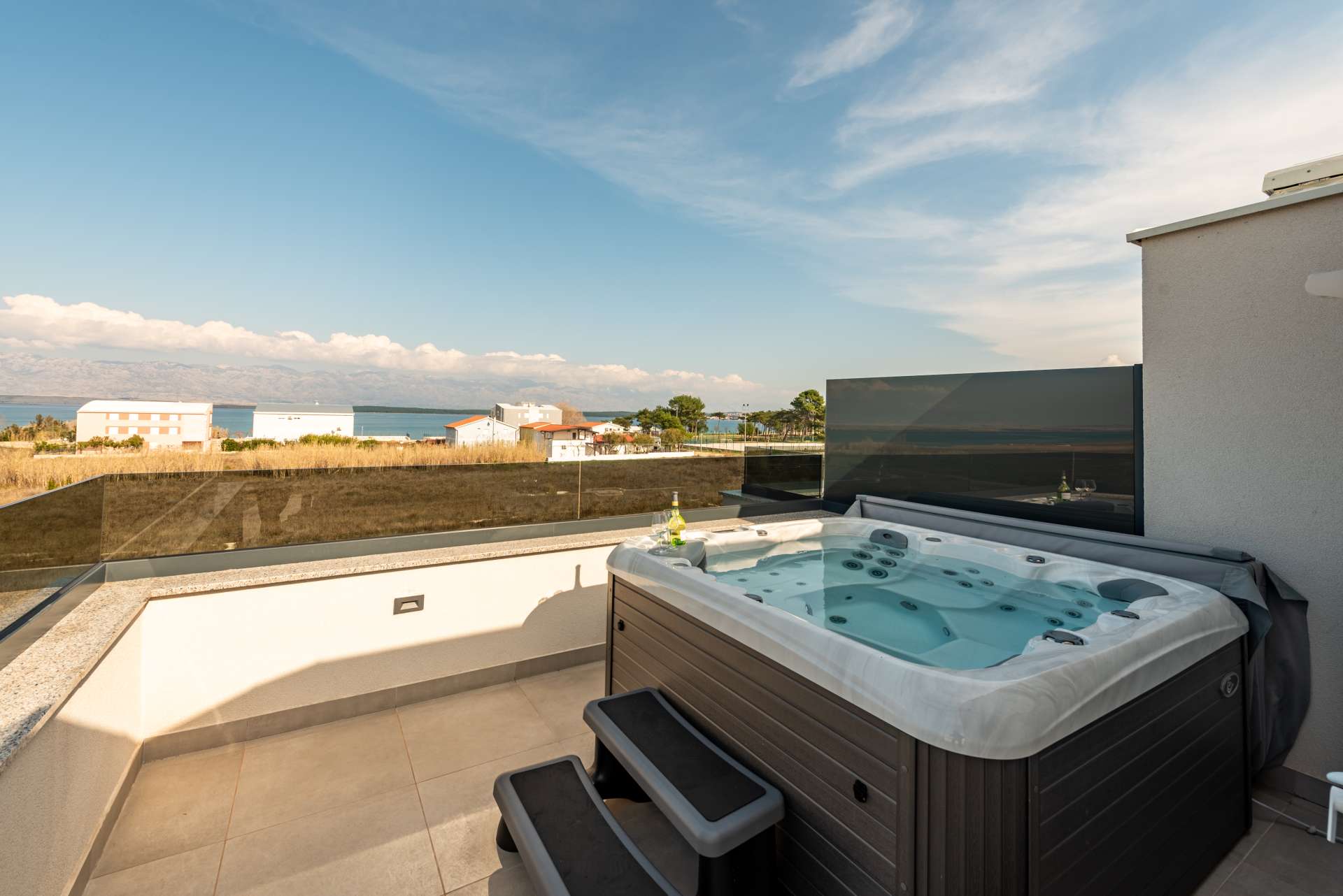Seaview Villa Sal with pool, jacuzzi and sauna
