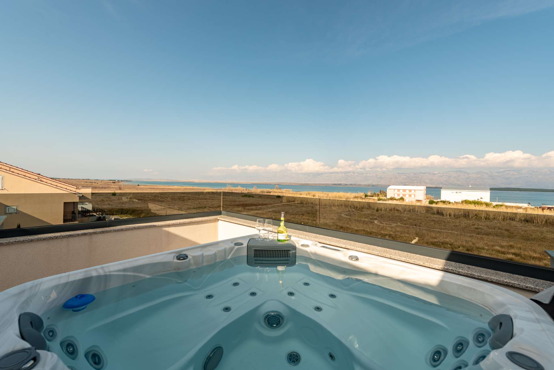 Seaview Villa Sal with pool, jacuzzi and sauna