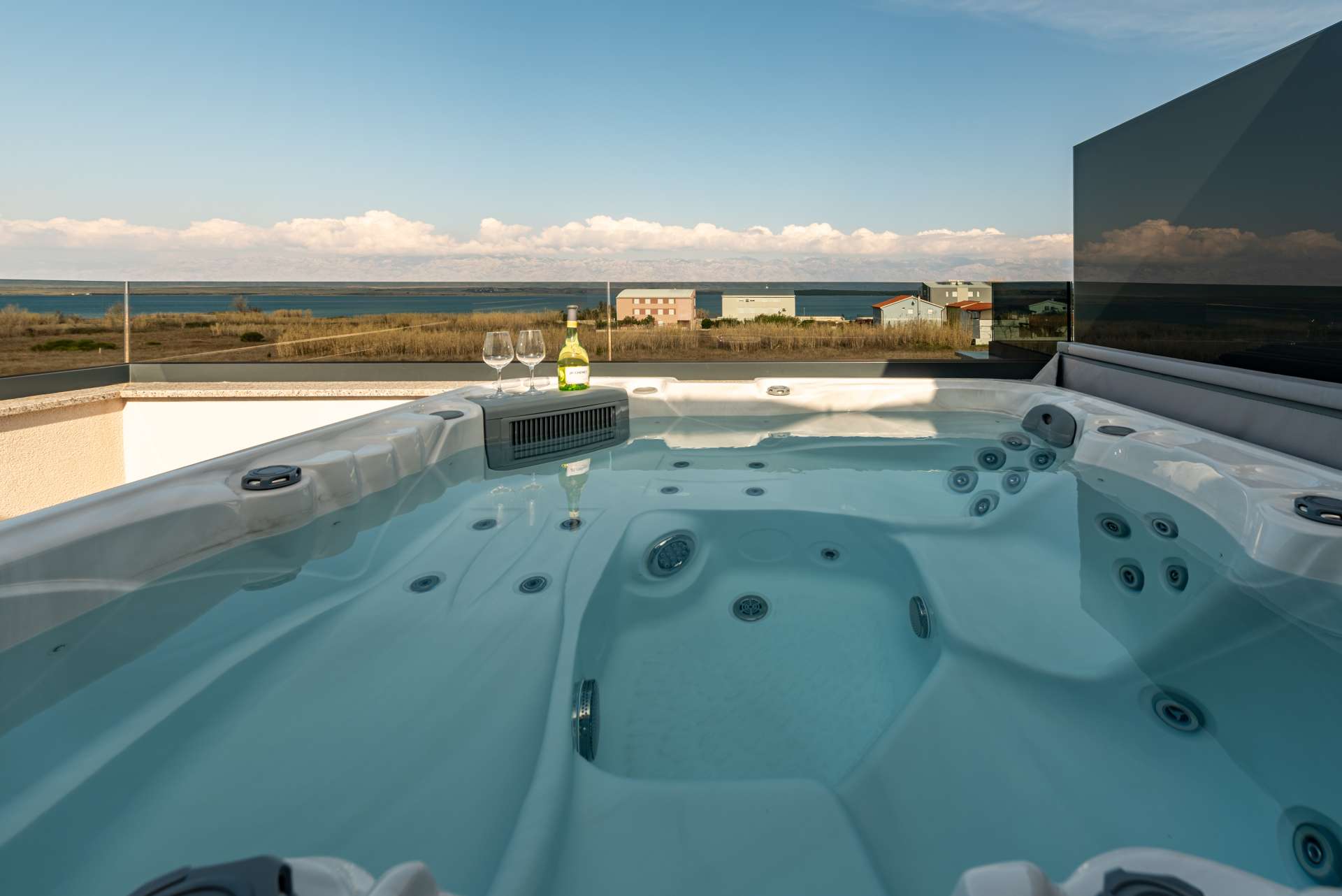 Seaview Villa Sal with pool, jacuzzi and sauna