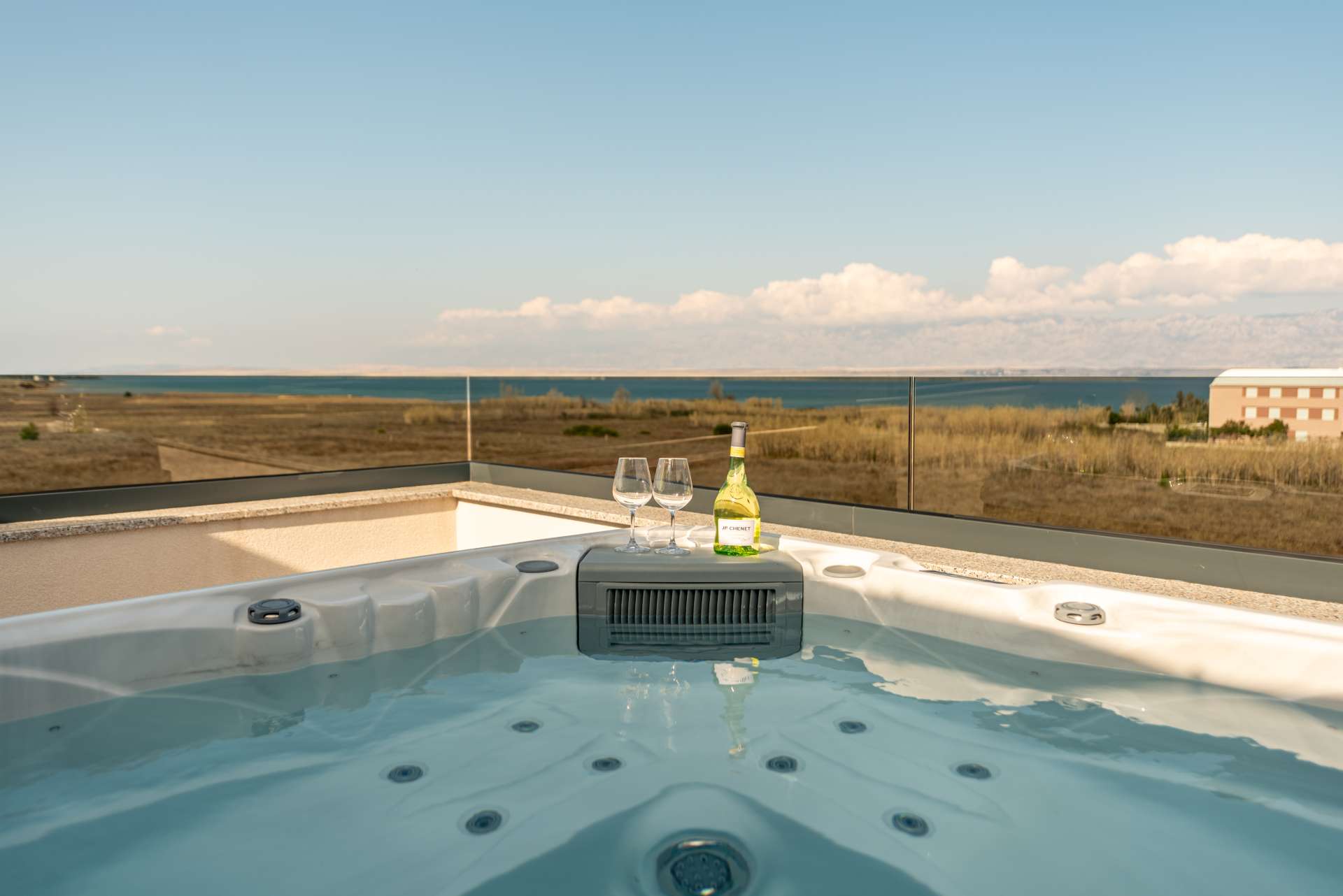 Seaview Villa Sal with pool, jacuzzi and sauna