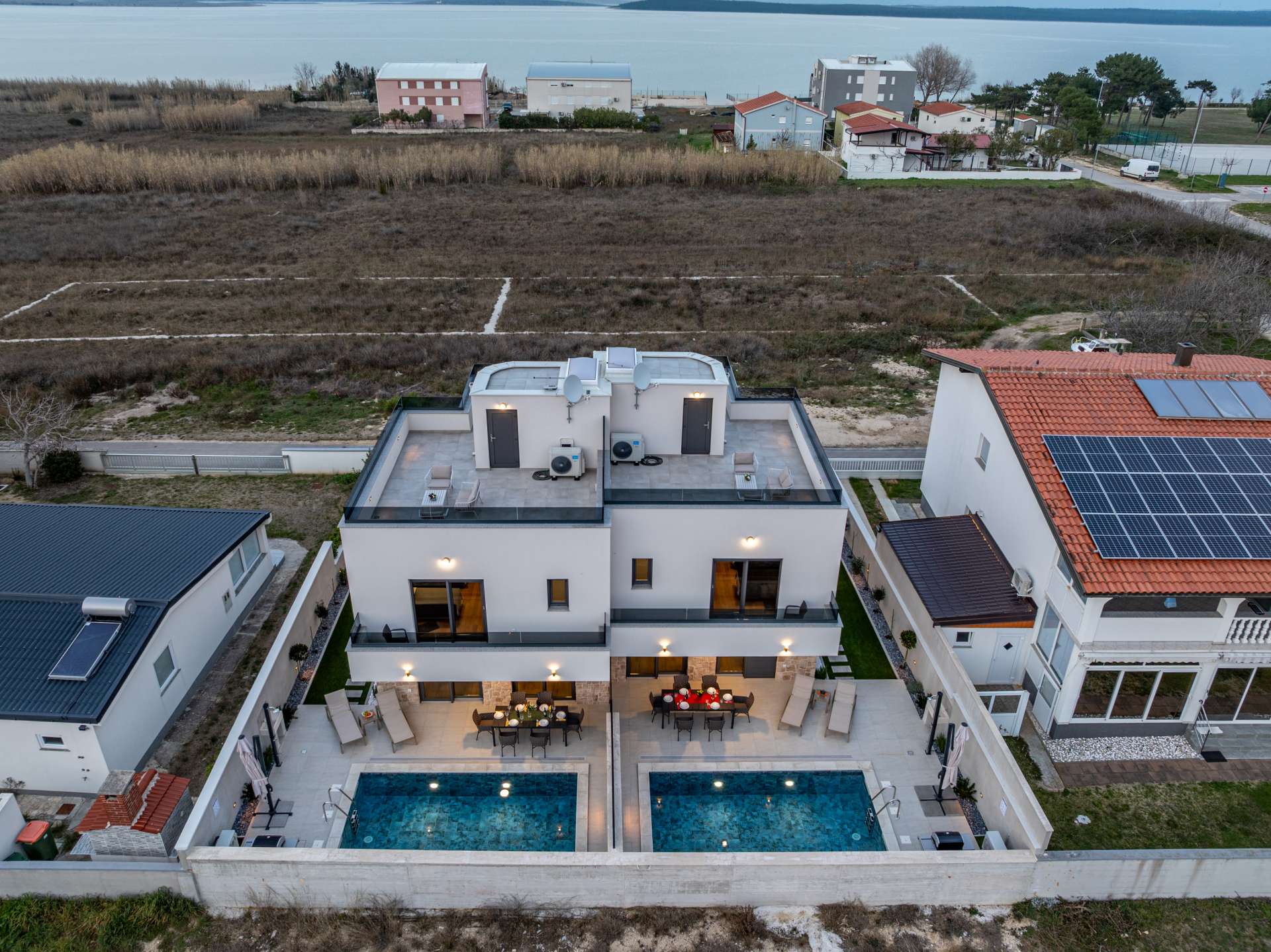 Seaview Villa Sal with pool, jacuzzi and sauna