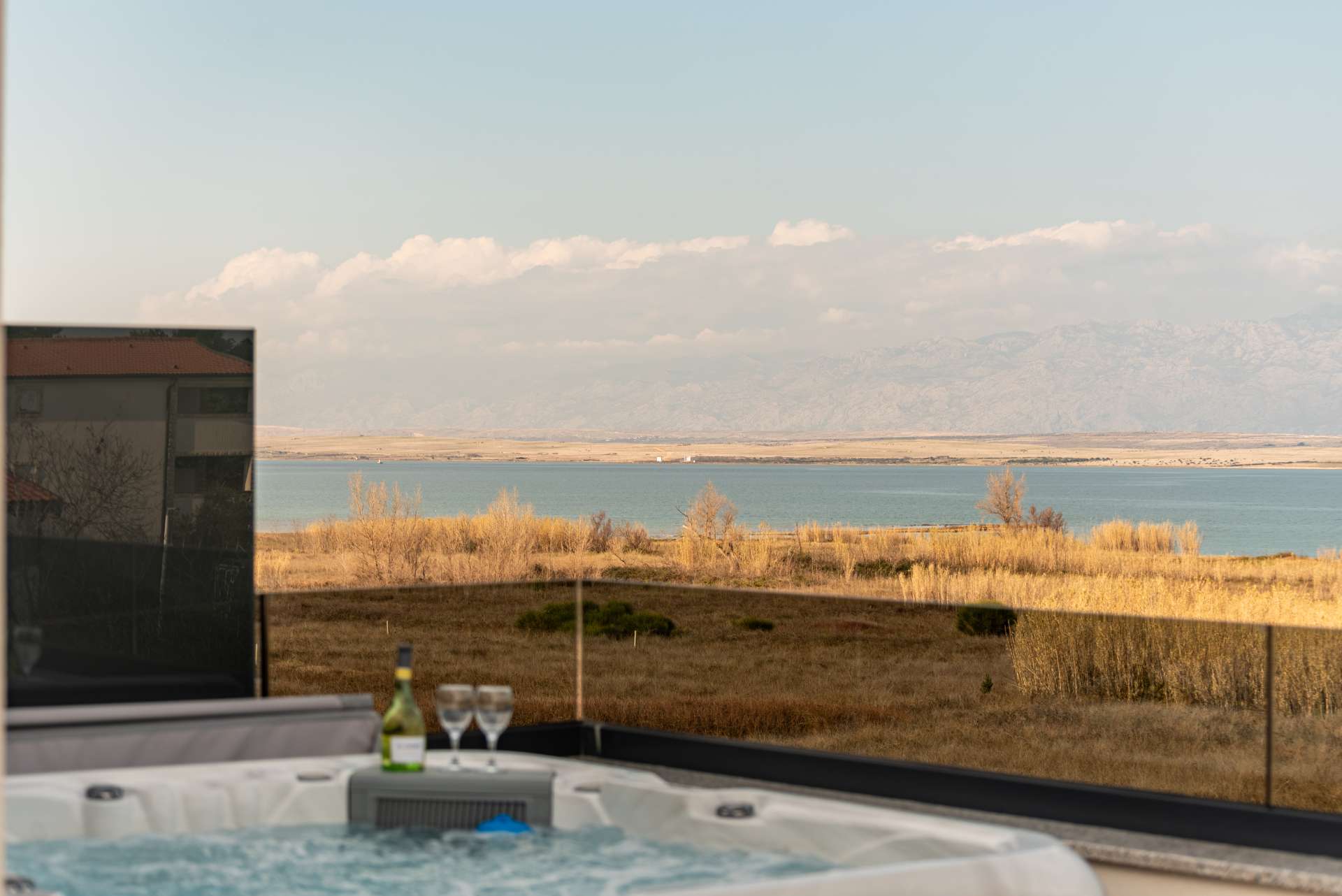 Seaview villa Mar with pool, jacuzzi and sauna