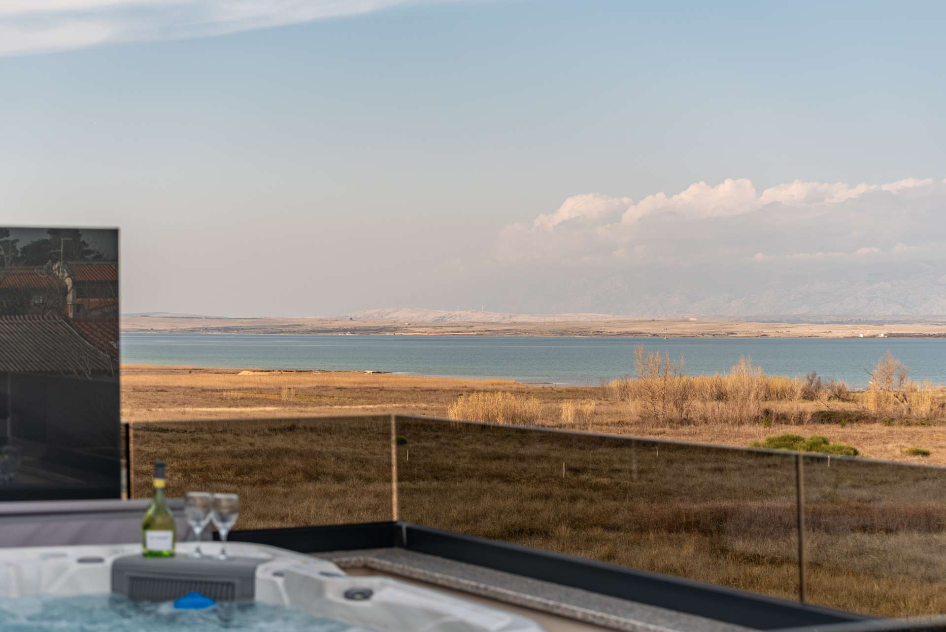 Seaview villa Mar with pool, jacuzzi and sauna
