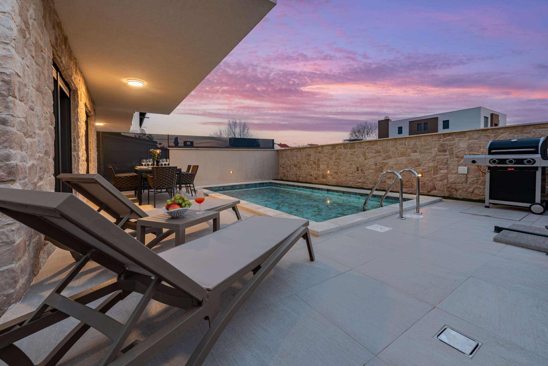Seaview villa Mar with pool, jacuzzi and sauna