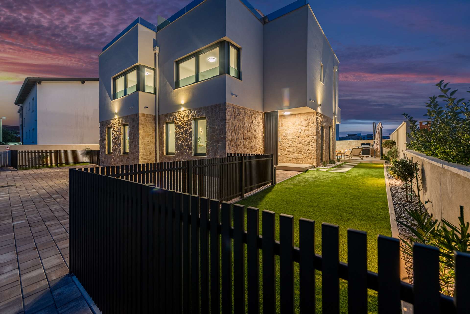 Seaview villa Mar with pool, jacuzzi and sauna
