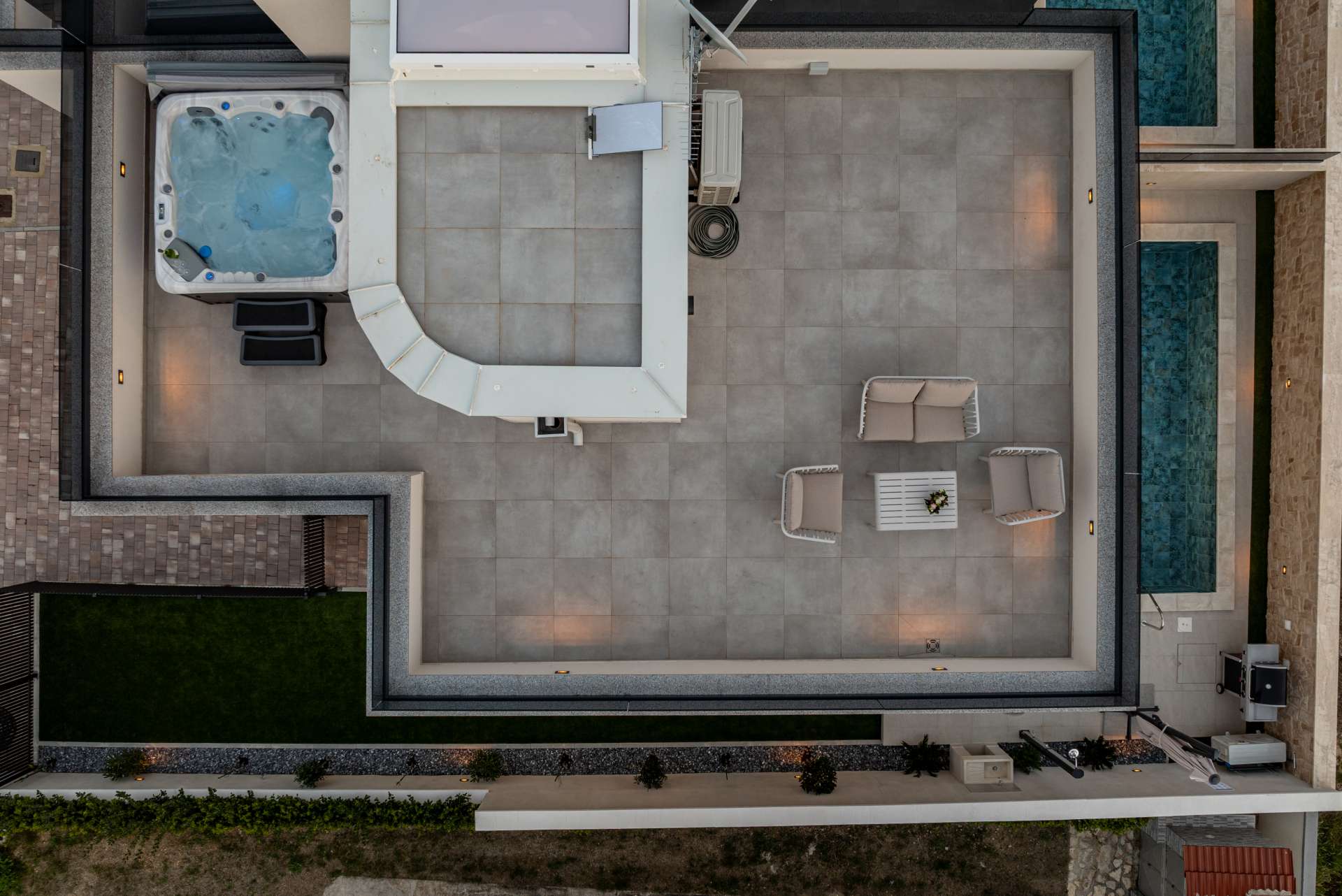 Seaview villa Mar with pool, jacuzzi and sauna