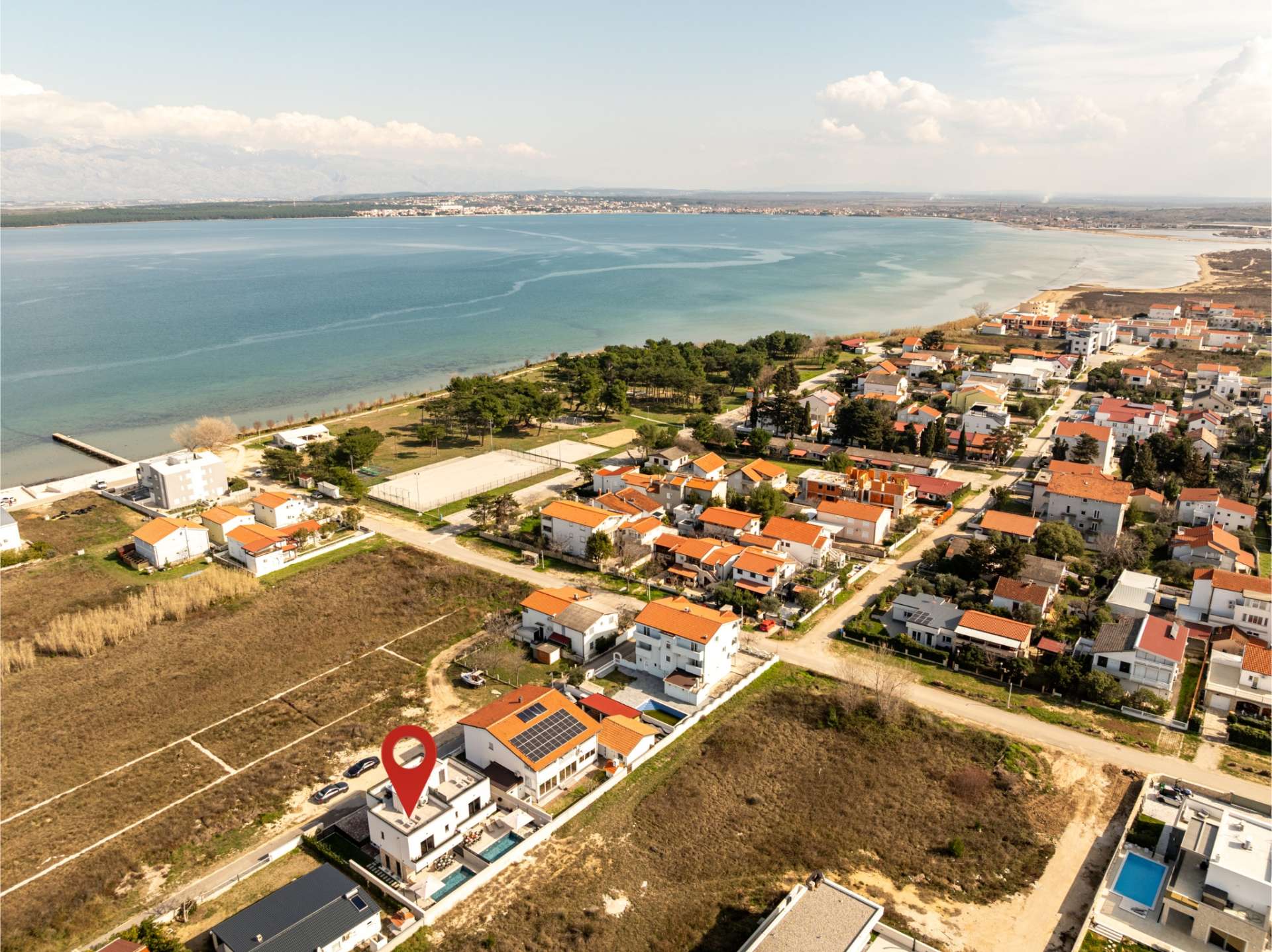 Seaview villa Mar with pool, jacuzzi and sauna
