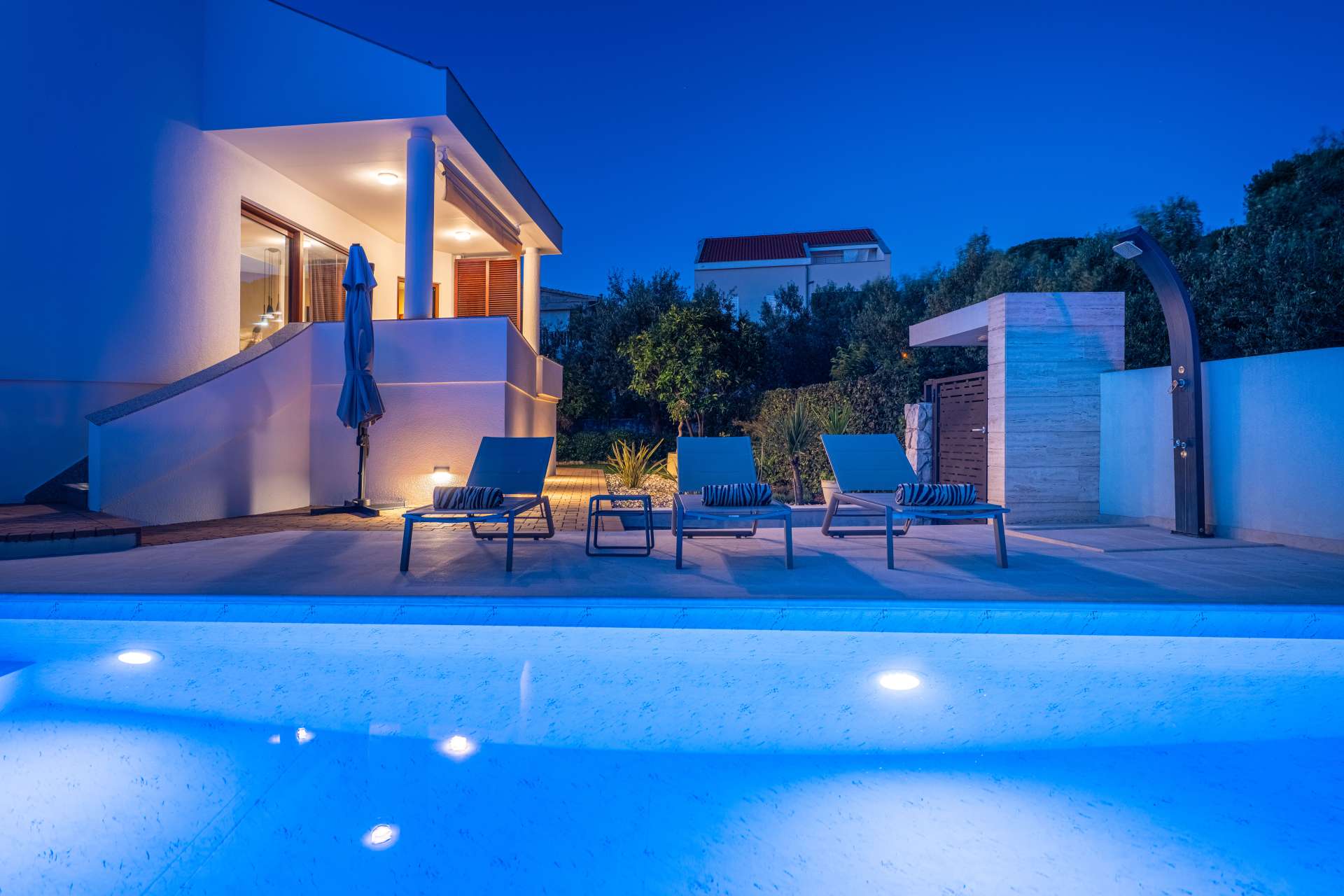 Seaview villa Tia with pool