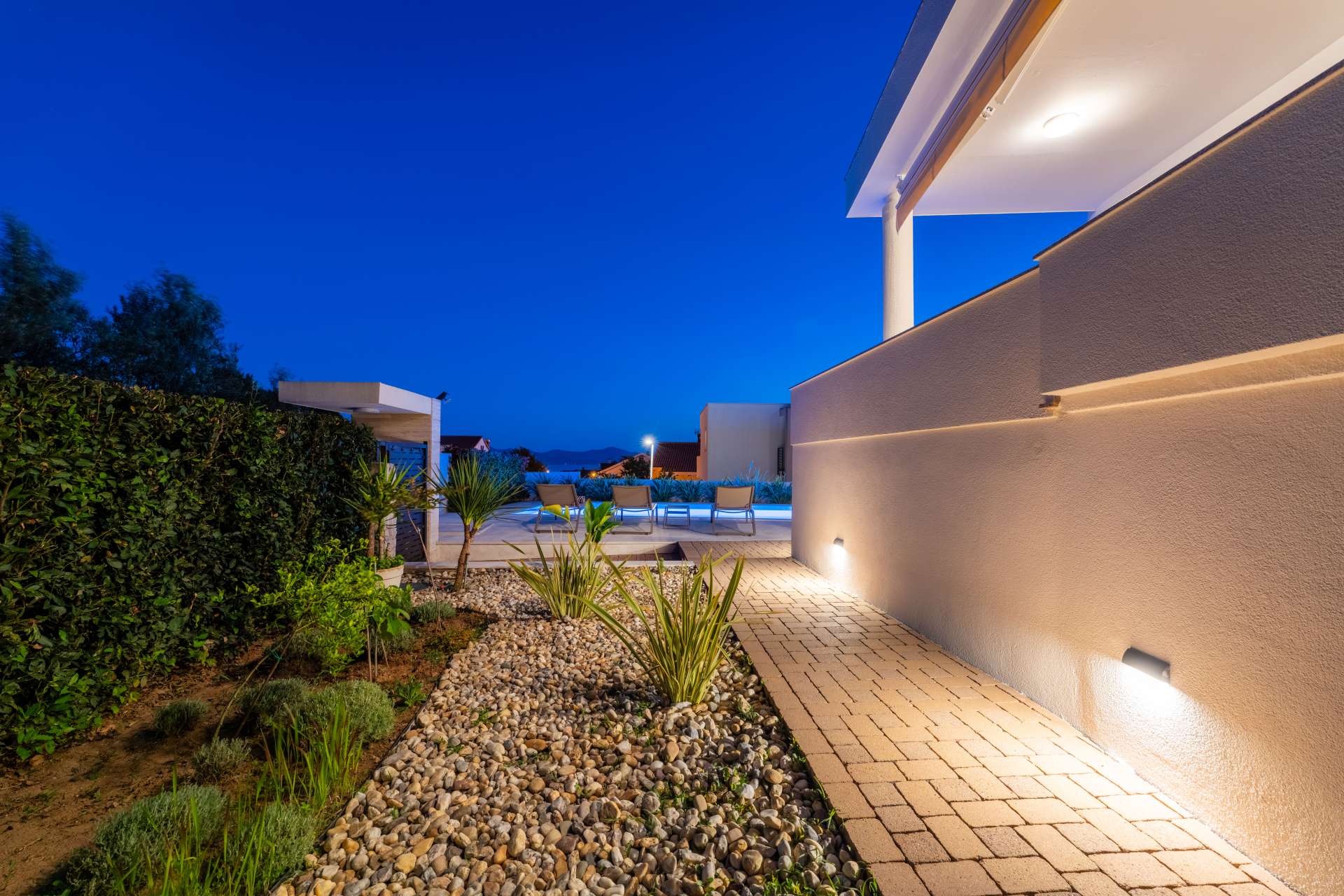 Seaview villa Tia with pool