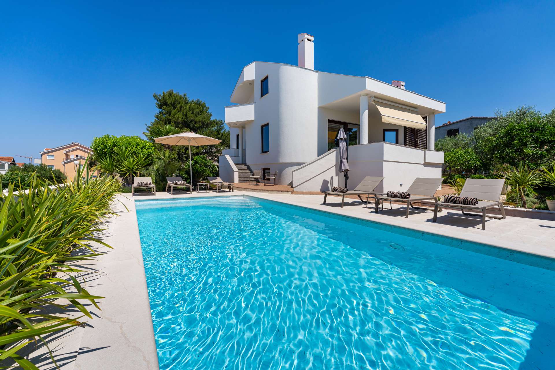 Seaview villa Tia with pool