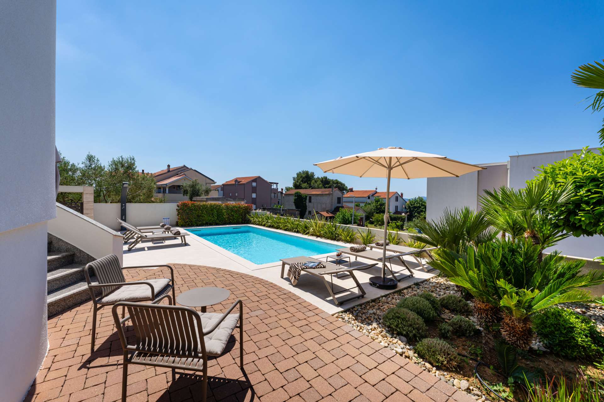 Seaview villa Tia with pool