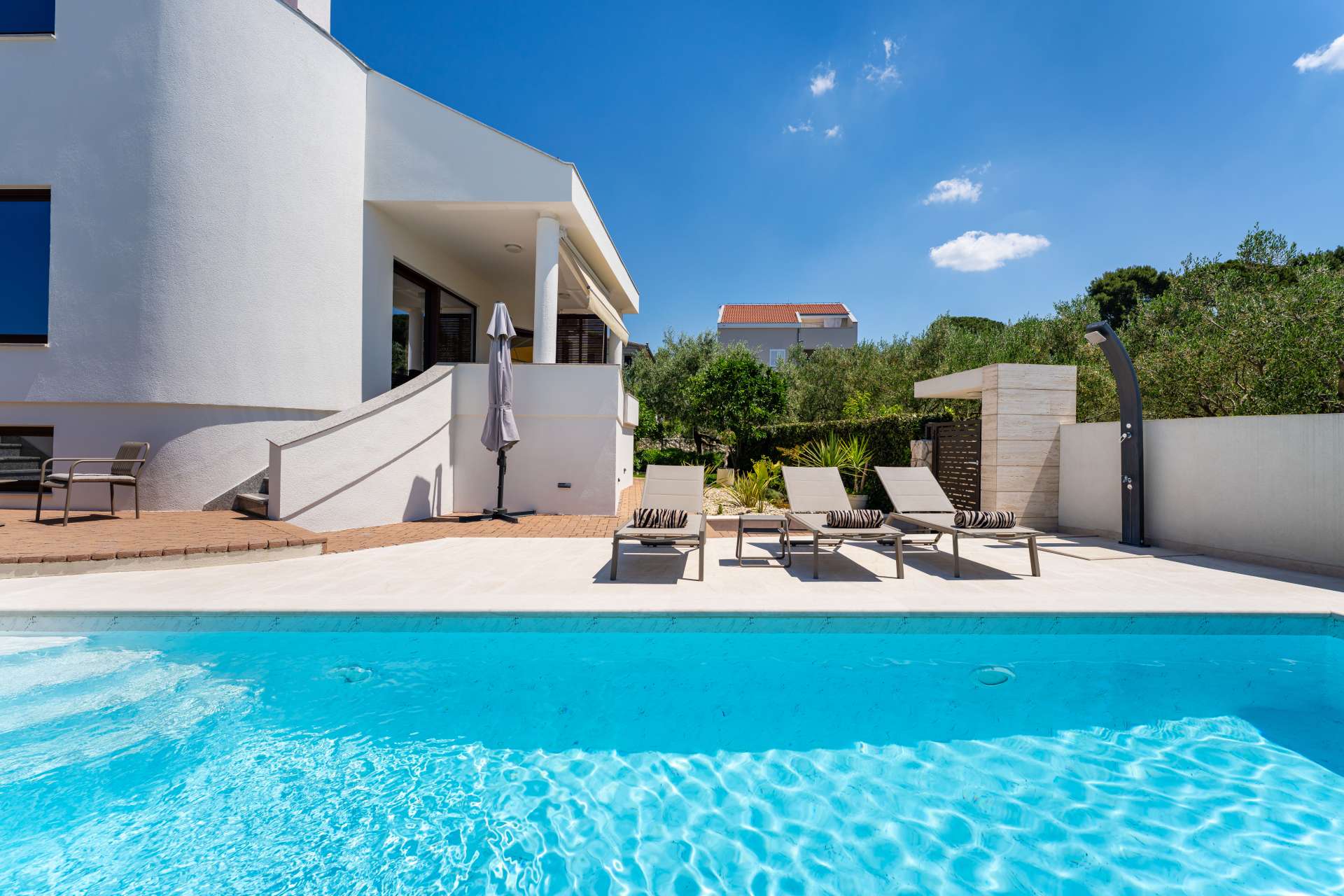 Seaview villa Tia with pool
