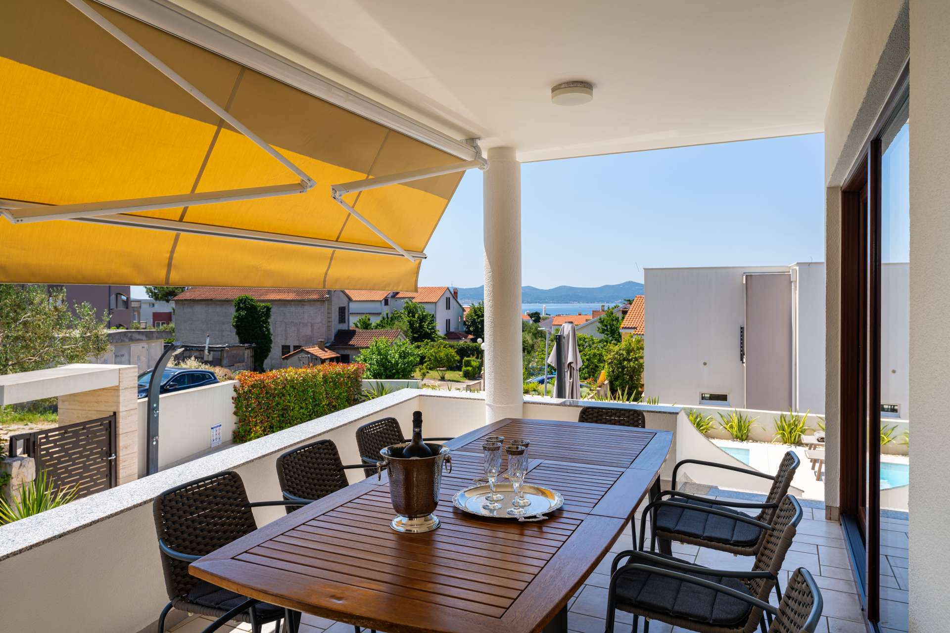Seaview villa Tia with pool
