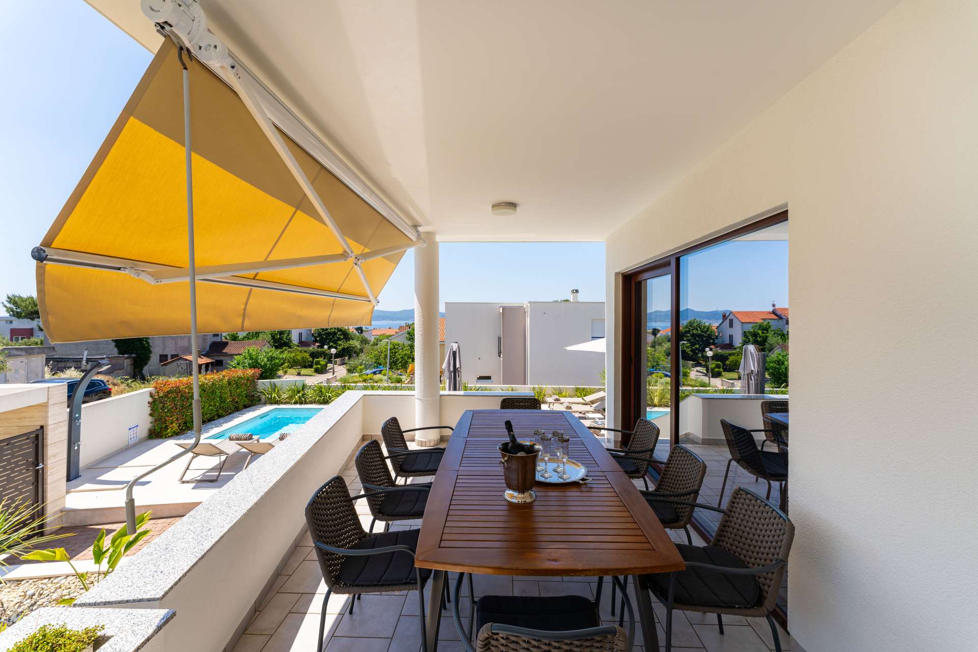 Seaview villa Tia with pool