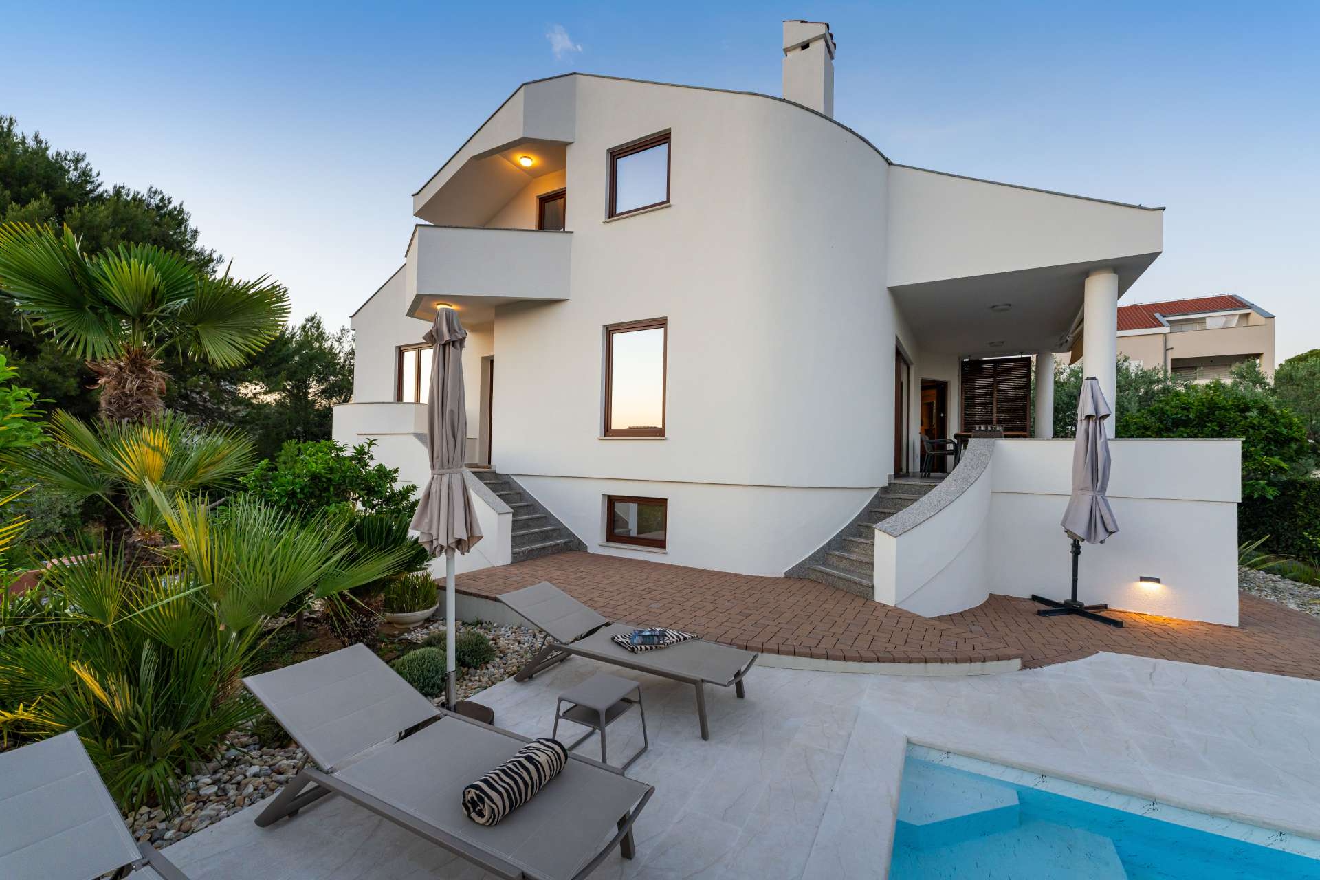 Seaview villa Tia with pool