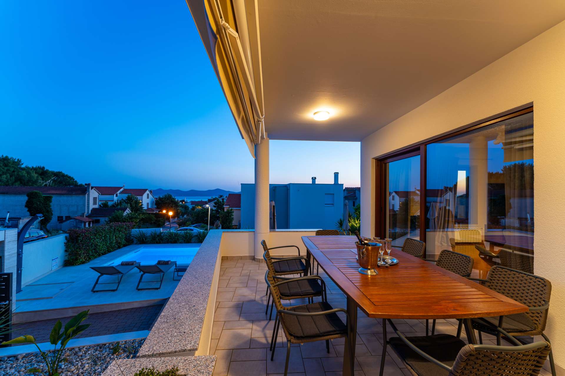 Seaview villa Tia with pool