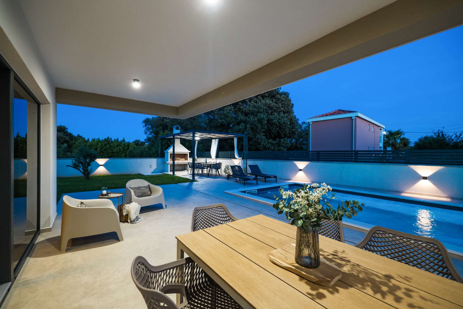 Villa Arboria with heated pool