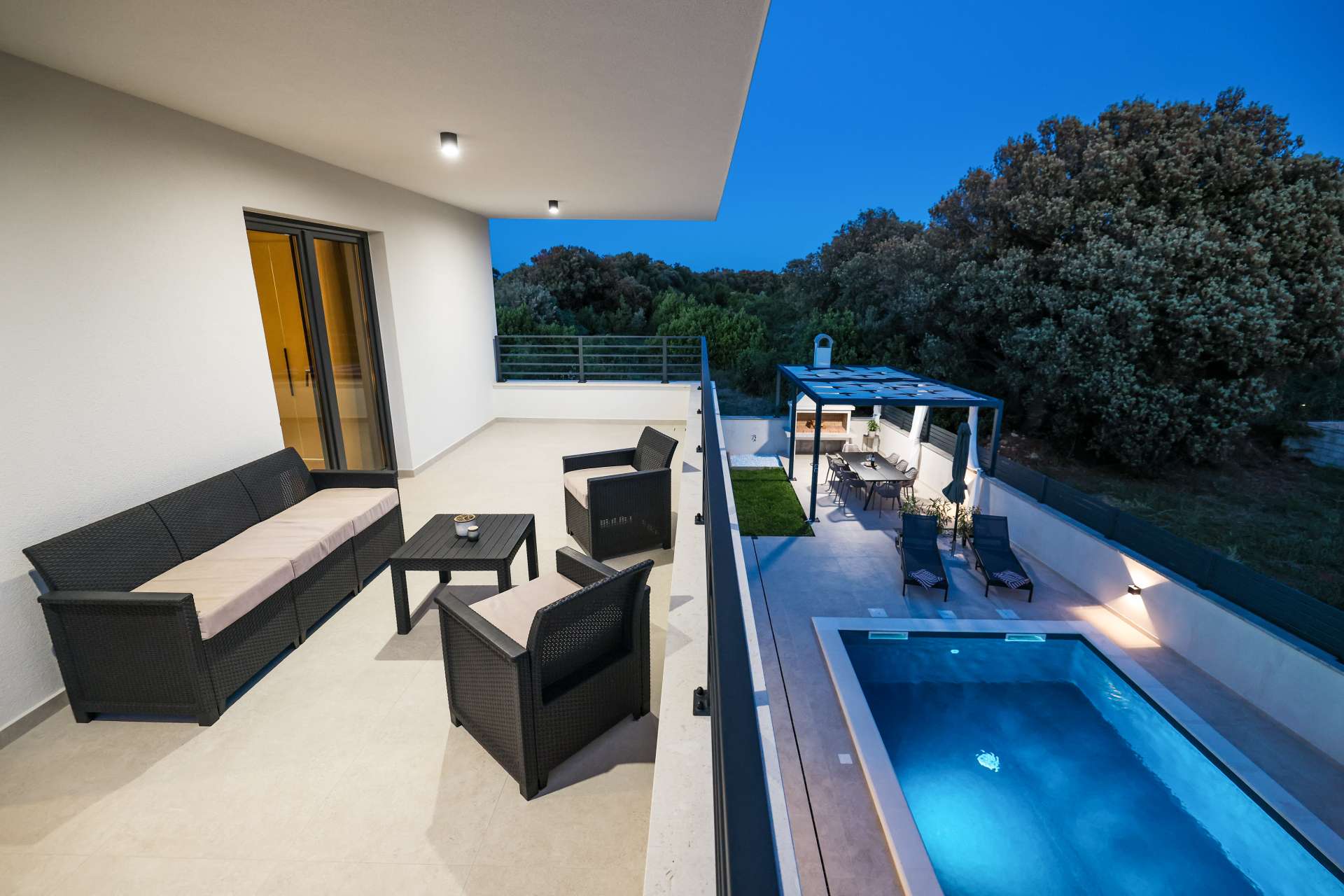 Villa Arboria with heated pool