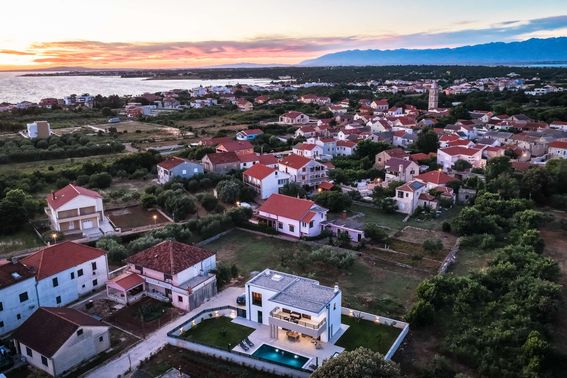 Villa Arboria with heated pool