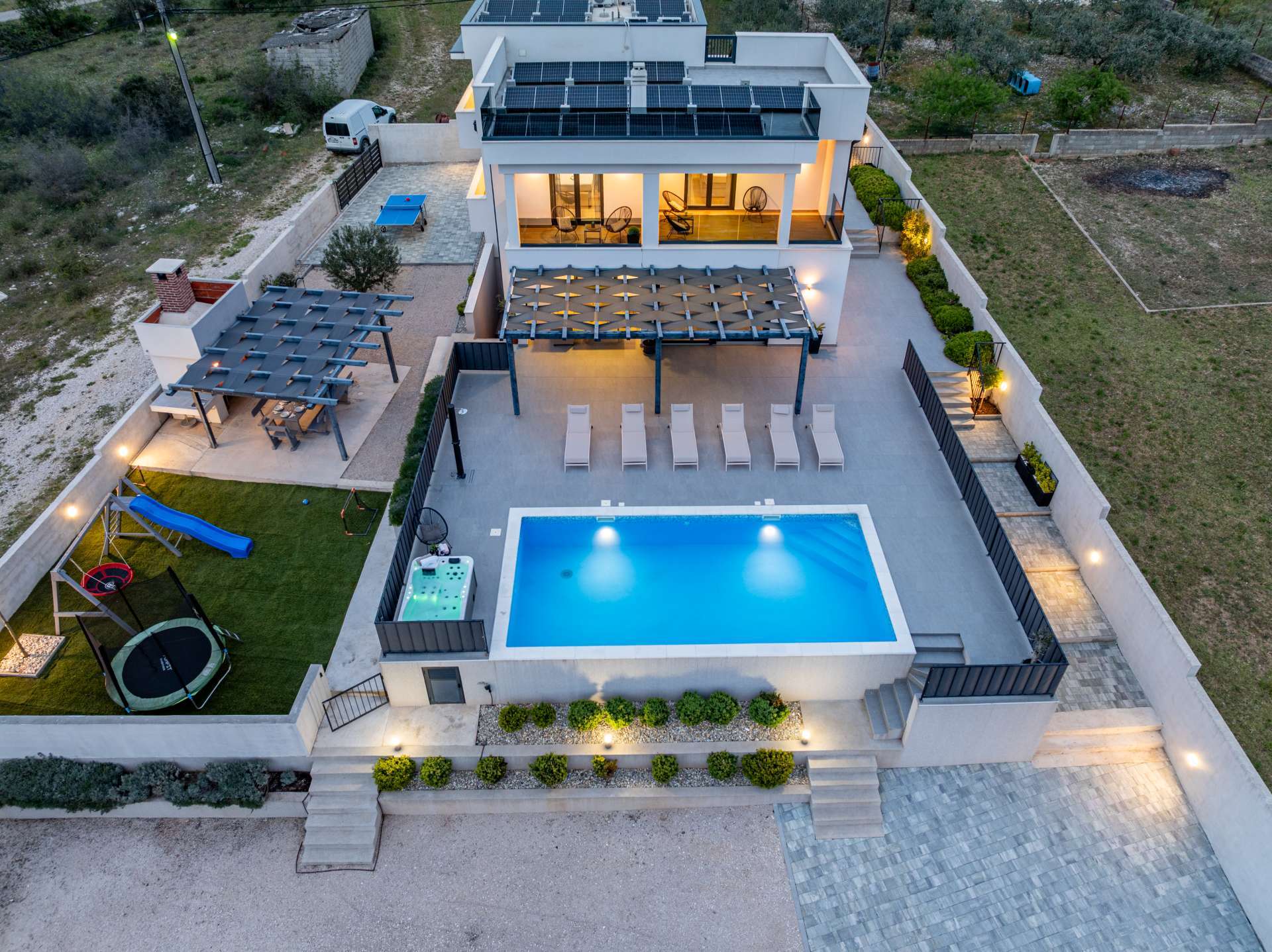 Villa Katarina with pool and jacuzzi