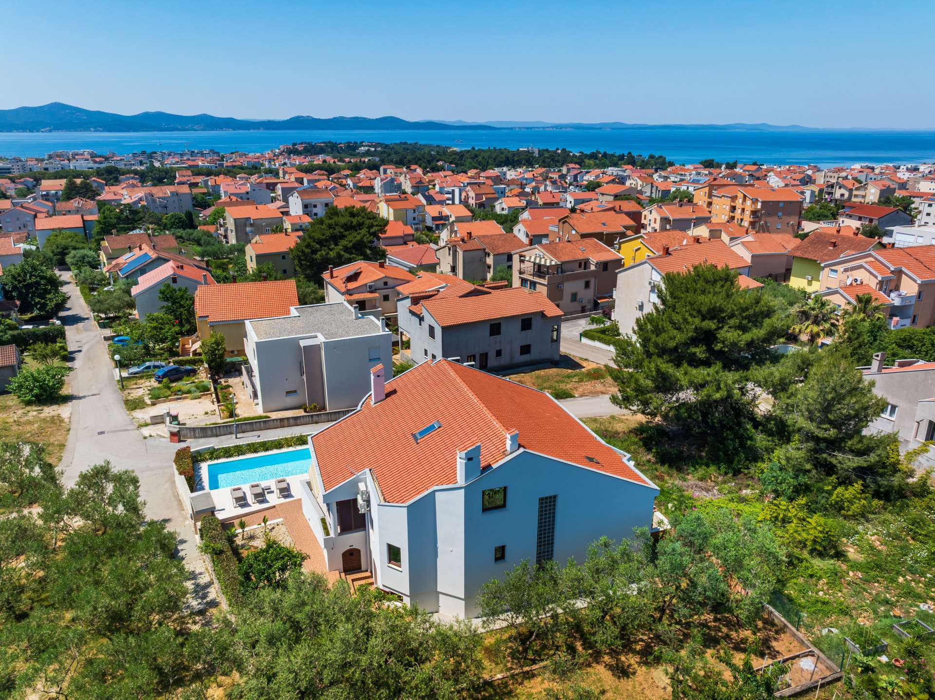 Seaview villa Tia with pool